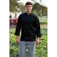 thumbnail image 1 of Unisex Classic 10 Button Chef Coat, Black, XX-Large, 1 of 3