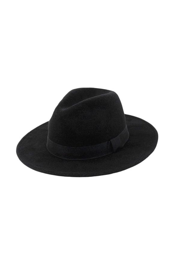 Unisex Classic Fedora Hat Elegant Wide Brim Design Warm Soft Material Sun Shade for Casual Dressy Occasions Winter and Daily Wear