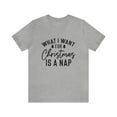 thumbnail image 1 of Unisex Classic Jersey Short Sleeve Tee What I Want For Christmas Is A Nap, 1 of 4