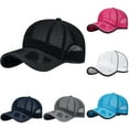 thumbnail image 1 of Unisex Classic Low Profile Mesh Baseball Cap Soft Adjustable Dad Hat, 1 of 8