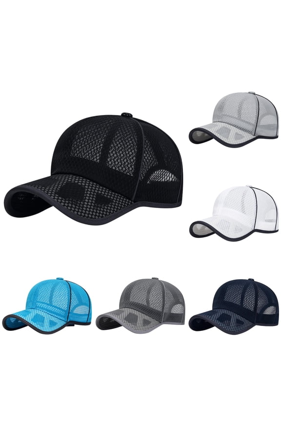 Unisex Classic Mesh Baseball Cap Soft Unconstructed Adjustable Size Dad Hat Hmm Hat One Size