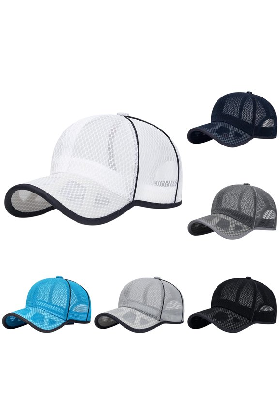 Unisex Classic Mesh Baseball Cap Soft Unconstructed Adjustable Size Dad Hat Hmm Hat One Size