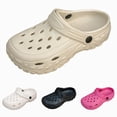 thumbnail image 1 of Unisex Classic Perforated Clogs Arch Support Sandals Garden Shoes Lightweight Slip on Sneakers for Garden Beach Quick Drying Washable Slides Black Size 8.5, 1 of 5