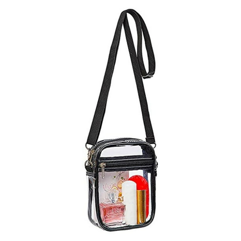 Clear best sale purse walmart