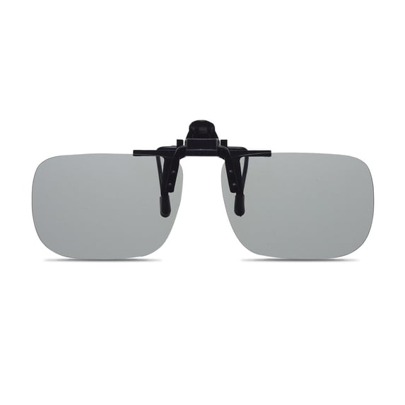 Unisex Clip-on Polarized Day Night Vision Flip-up Sunglass Clip for Driving, Outdoor Sports