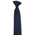 thumbnail image 1 of Unisex Clip on Tie Solid Color Ties for Men and Women Pre Tied Adjustable Neckties for Formal Graduation School Uniform, 1 of 9