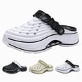 thumbnail image 1 of Unisex Clogs Lightweight Mens Slip on Mules Open Toe Water Sandals Women Non Slip Comfortable Gardening Shoes White Size 8, 1 of 5