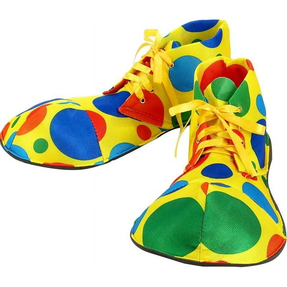 Unisex Clown Shoes Rainbow Halloween Costumes Accessories Props and Kits 1 Pair (One Size Fits Most)