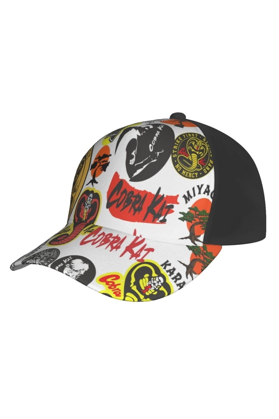 Unisex Cobra K-a Baseball Cap Adjustable Trucker Hat for Running Sports Hiking Camping