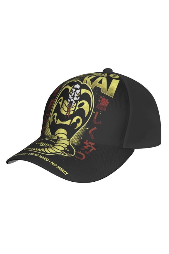 Unisex Cobra K-a Baseball Cap Adjustable Trucker Hat for Running Sports Hiking Camping