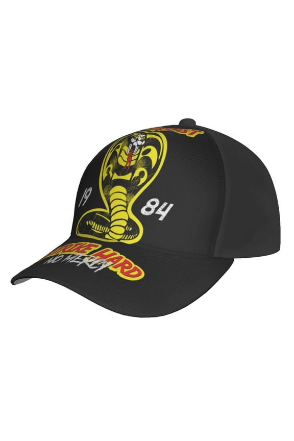 Unisex Cobra K-a Baseball Cap Adjustable Trucker Hat for Running Sports Hiking Camping