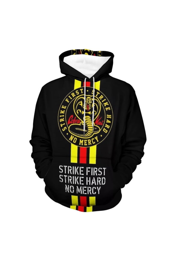 Unisex Cobra K-a Pullover Hoodies 3D Print Novelty Sweatshirts Hoodie with Pocket for Men Women