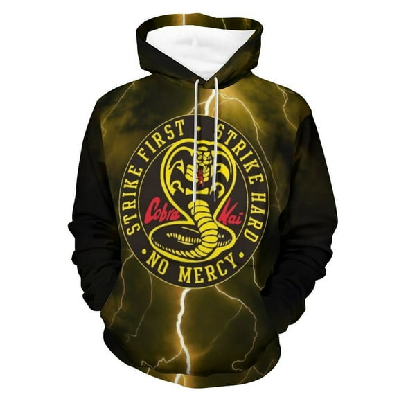 Unisex Cobra K-a Pullover Hoodies 3D Print Novelty Sweatshirts Hoodie with Pocket for Men Women