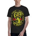 Unisex Cobra Kai T Shirt Short Sleeve 3d Graphic Shirts Anime Crew Neck