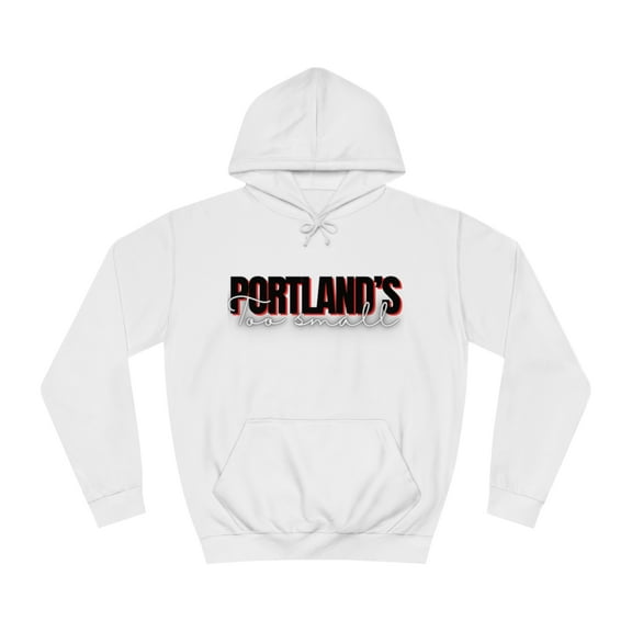 Unisex College Hoodie (Red logo)