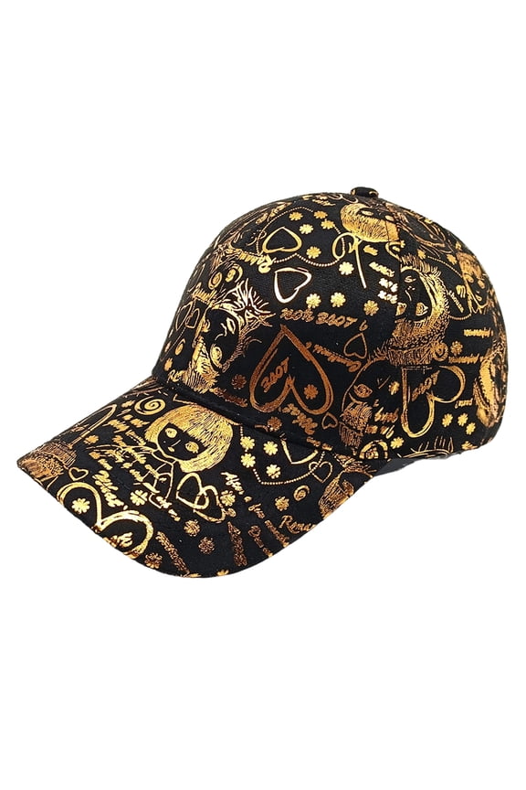 Unisex Colorful Eye Graffiti Print Baseball Caps Outdoor Adjustable Spring and Autumn Casual Sunscreen Hat