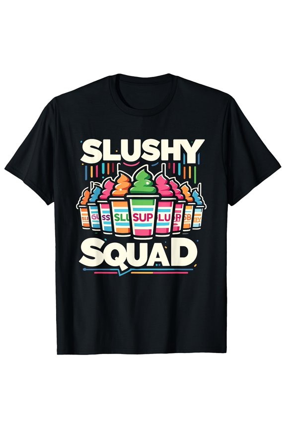 Unisex Colorful Slushy Squad Graphic T-Shirt