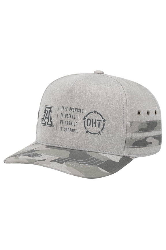 Unisex Colosseum  Gray Arizona Wildcats OHT Squad Podium Adjustable Hat
