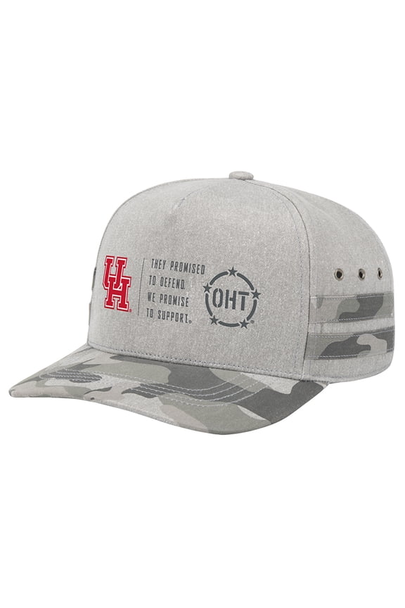 Unisex Colosseum Gray Houston Cougars OHT Squad Podium Adjustable Hat