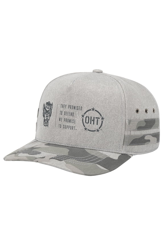 Unisex Colosseum Gray NC State Wolfpack OHT Squad Podium Adjustable Hat