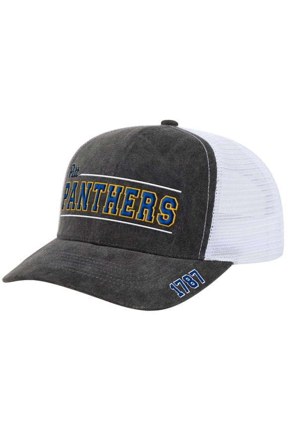 Unisex Colosseum Gray Pitt Panthers Billy 2400 Adjustable Trucker Hat