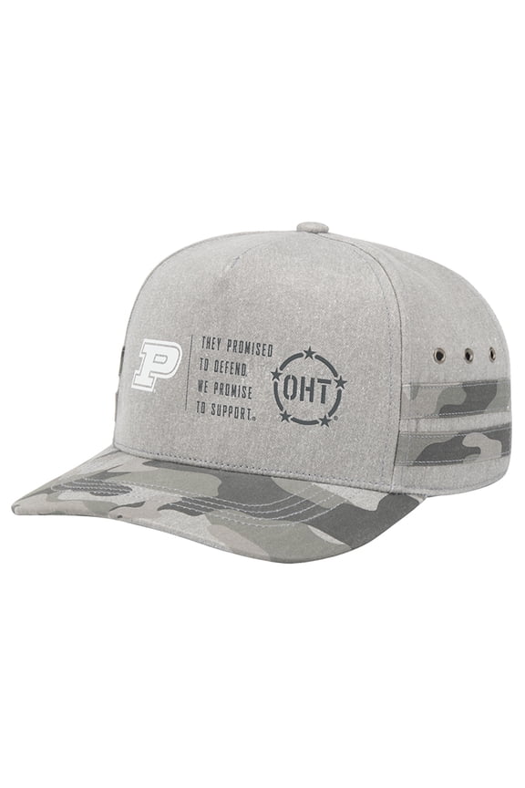 Unisex Colosseum  Gray Purdue Boilermakers OHT Squad Podium Adjustable Hat