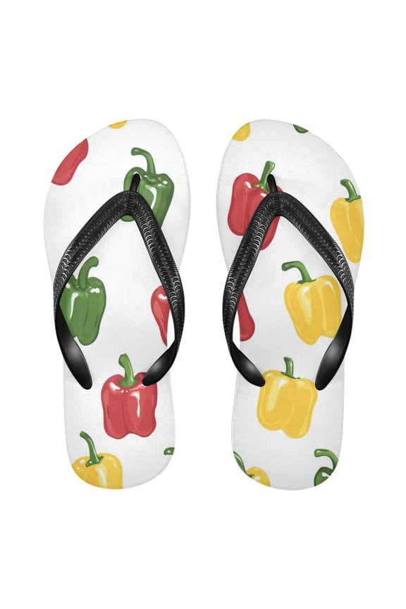 Unisex Comfort Flip Flops Summer Thong Sandals Non Slip Soles Flip Flop for Beach, Pool, and Daily Wear Capsicum Annuum XL