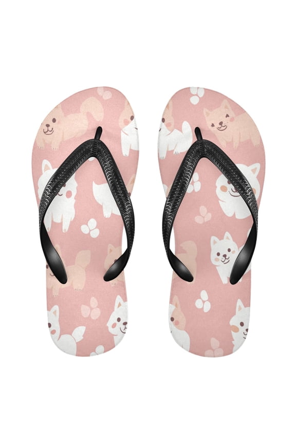 Unisex Comfort Flip Flops Summer Thong Sandals Non Slip Soles Flip Flop for Beach, Pool, and Daily Wear Cats L