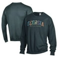 thumbnail image 1 of Unisex ComfortWash Gray Georgia Bulldogs Oversized Pullover Sweatshirt, 1 of 3