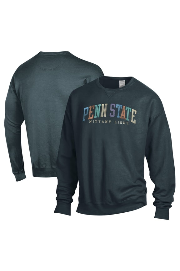 Unisex ComfortWash Gray Penn State Nittany Lions Oversized Pullover Sweatshirt