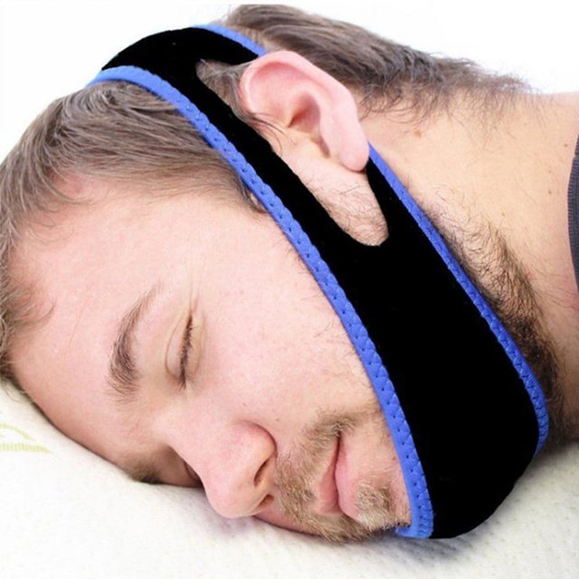 Unisex Comfortable Anti Snoring Jaw Strap Supporter Stop Snoring Sleep