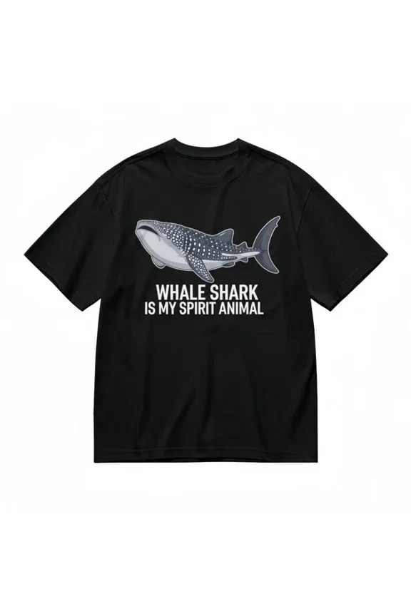 Unisex Comfortable Classic T-Shirt Whale Shark Spotted Pattern Design Tee Usa