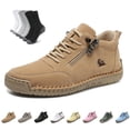 thumbnail image 1 of Unisex Comfortable Orthopedic Zipper Sneakers, Walking Shoes with Arch Support, 1 of 7