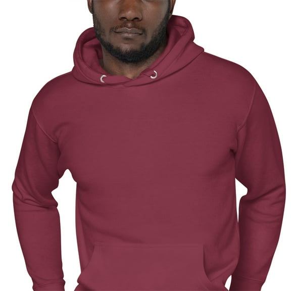 Unisex Comfy Hoodie, Kung Fu Fighting, HUH! (Maroon, M)