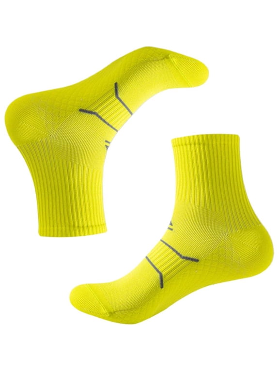 Unisex Compression Socks for Running, Marathon, Fitness - Sweat-Wicking, Anti-Friction, All-Season Sports Socks for Men and Women