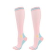 thumbnail image 1 of Unisex Compression Sports Socks, Nylon Spandex, 2 Sizes, 20-30mmHg, for Running Fitness Hiking, Reduce Fatigue, Improve Circulation, 1 of 3