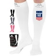 thumbnail image 1 of Unisex Compression Stockings for Swelling, Edema, Post Surgery - White, Medium, 1 of 9