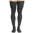 thumbnail image 1 of Unisex Compression Thigh High 20-30mmHg by Absolute Support - Black, Medium, 1 of 11
