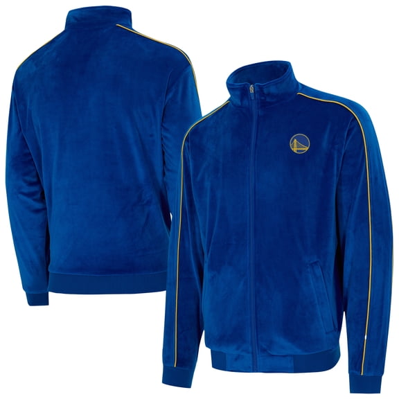 Unisex Concepts Sport  Royal Golden State Warriors Archives Velour Full-Zip Jacket