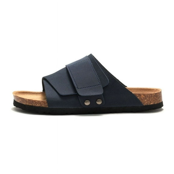 Unisex Cork Sandals Beach Slides for Men & Women Couple Matching Summer Shoes