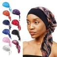 thumbnail image 1 of Unisex Cotton Beanie & Bandana Headwear - Moisture Wicking Skull Cap & Biker Head Wrap for Men & Women, Quick-Drying Sun Protection for Sports, Motorcycle, Outdoor, 1 of 6