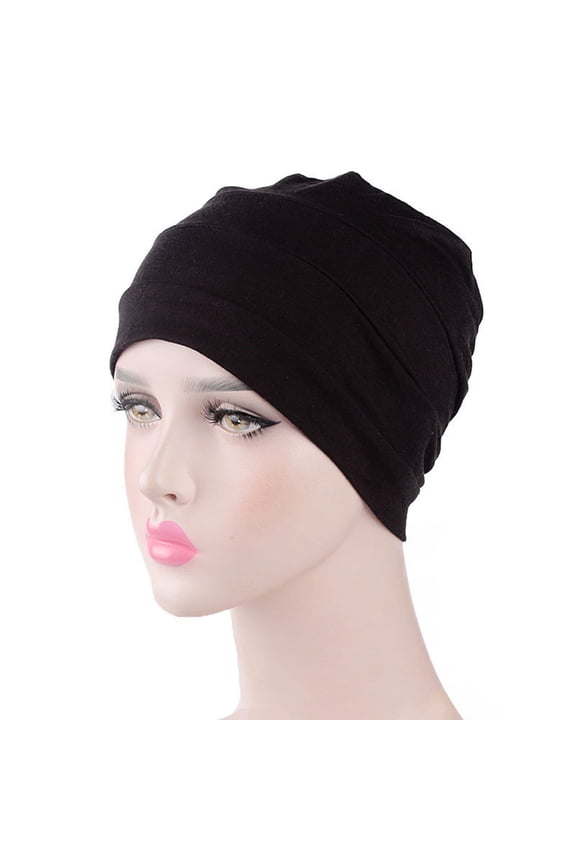 Unisex Cotton Beanies Soft Sleep Cap for Hairloss Cancer Chemo for Men Women