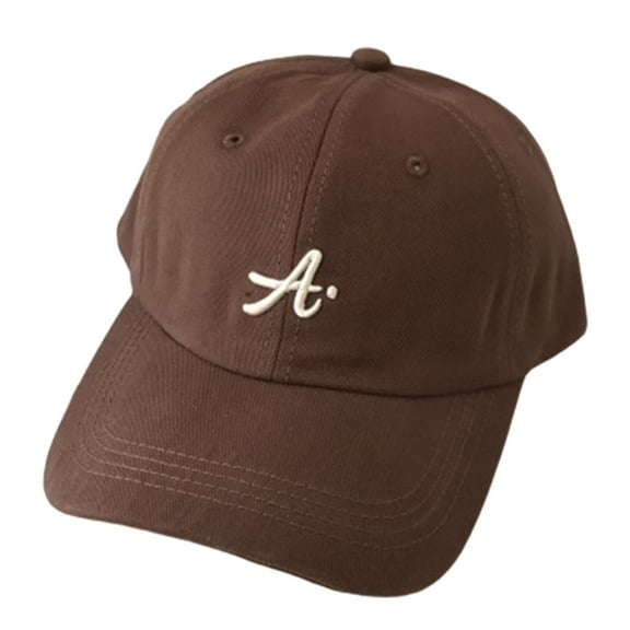 Unisex Cotton Embroidery Letter Print Extended Brim Adjustable Bucket Baseball Cap For Teenager