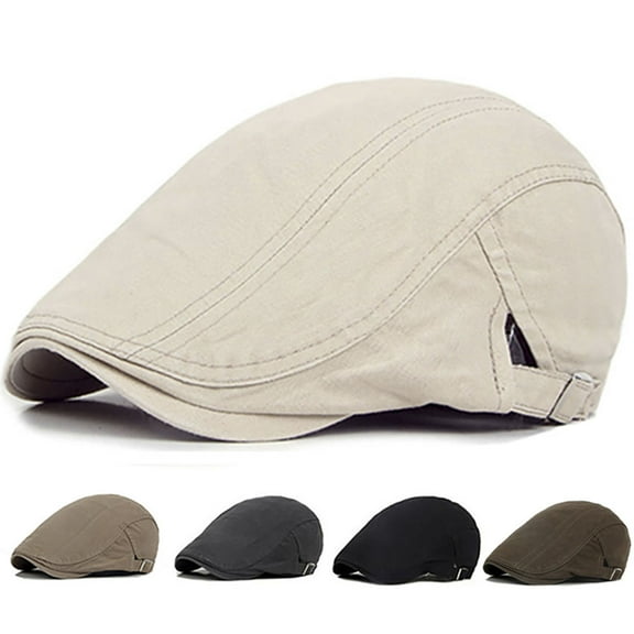 Unisex Cotton Foldable Newsboy Hats Flat Driving Berets Hat Dad Cap for Men Women