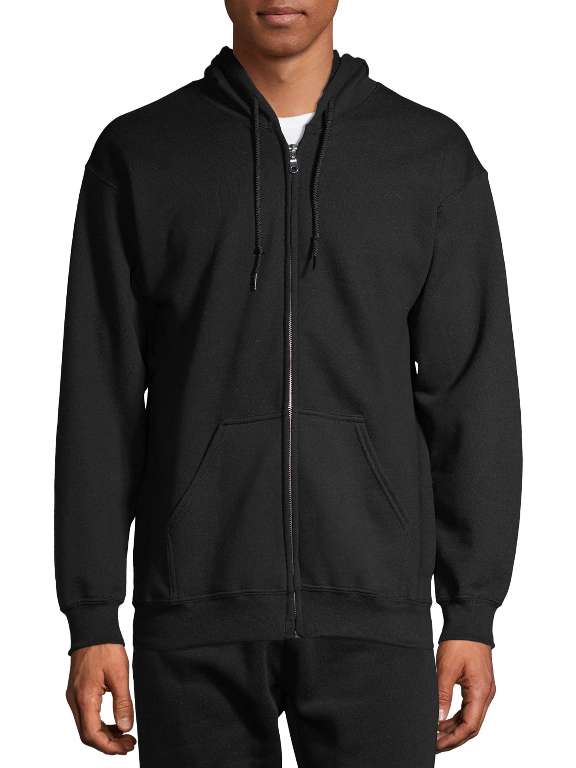 Unisex Cotton/Poly (Full Zip) Hooded Sweatshirt-Heavy Blend