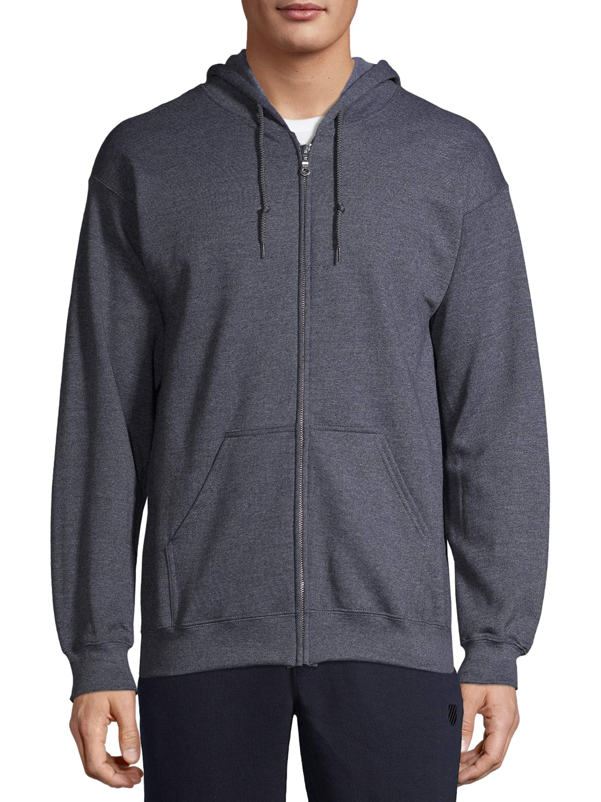 Unisex Cotton/Poly (Full Zip) Hooded Sweatshirt-Heavy Blend