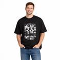 thumbnail image 1 of Unisex Cotton T-Shirt, Horror Faces Collage Dark Graphic Crew Neck Short Sleeve Tee for Halloween Party, 1 of 7