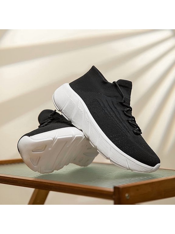 Unisex Couple Shoes, Fly Knit Breathable Casual Sports Sneakers