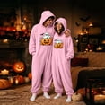 thumbnail image 1 of Unisex Couples Halloween Jumpsuit Costume Matching Loungewear Sleepwear Cosplay Outfit For Party Dress Up Home Lounge Night Events Photo Sessions Seasonal Gatherings And Holiday Wear, 1 of 7