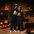 thumbnail image 1 of Unisex Couples Halloween Jumpsuit Costume Matching Loungewear Sleepwear Cosplay Outfit For Party Dress Up Home Lounge Night Events Photo Sessions Seasonal Gatherings And Holiday Wear, 1 of 6